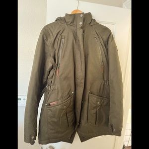 Olive green Columbia ski/snowboarding jacket